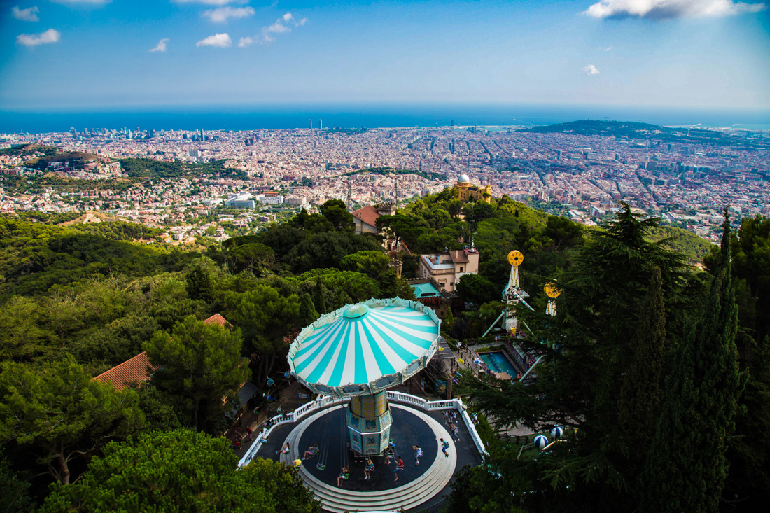 Tibidabo Mountain, Barcelona, Spain