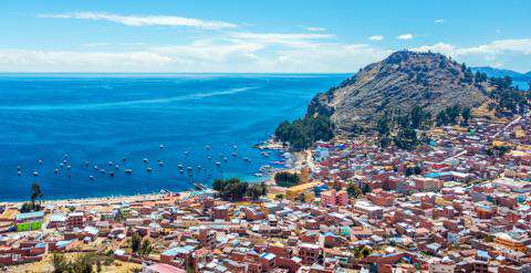 Copacabana on Lake Titicaca, Bolivia