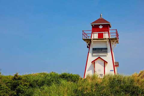 Along the northern shore of Prince Edward Island