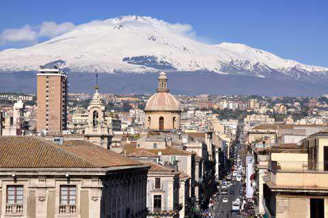Catania and Mt. Etna