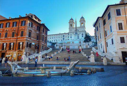 The Spanish Steps, Rome, Italy