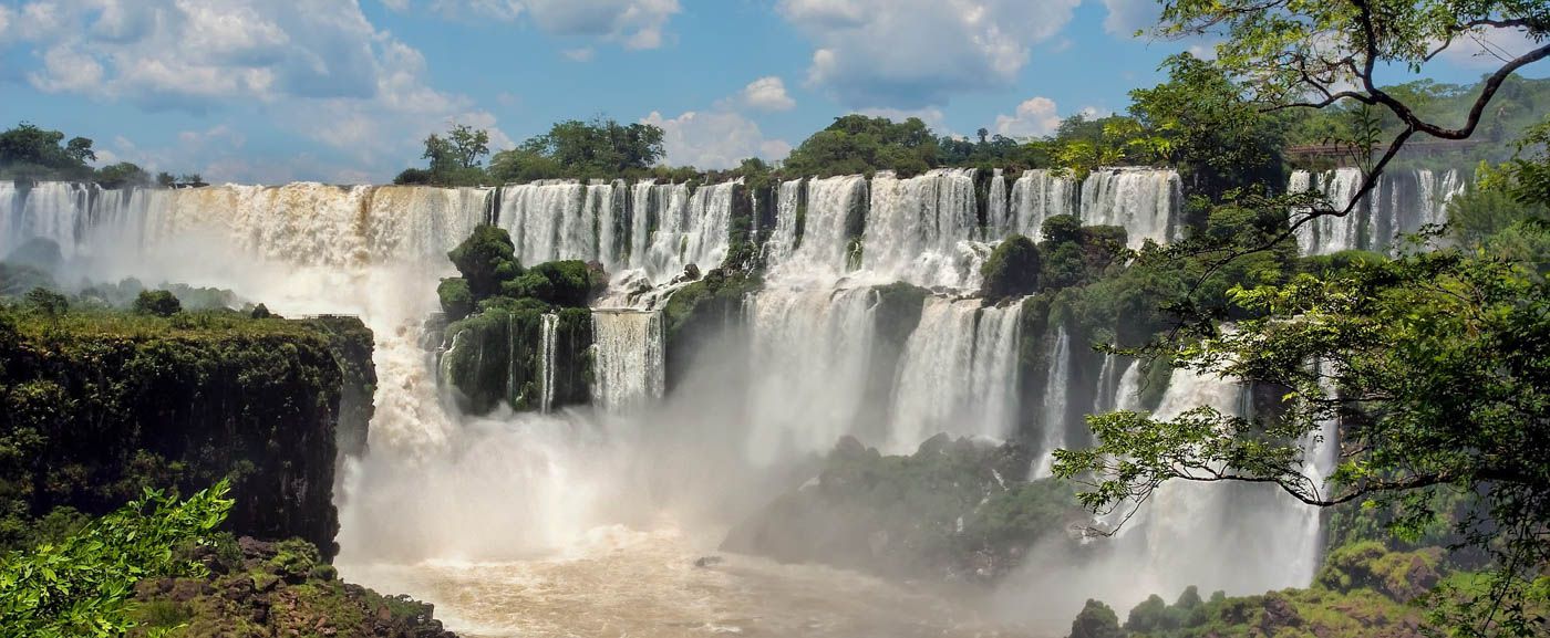 FOZ DO IGUACU, BRAZIL: Signs at the Entrance of Iguacu Falls