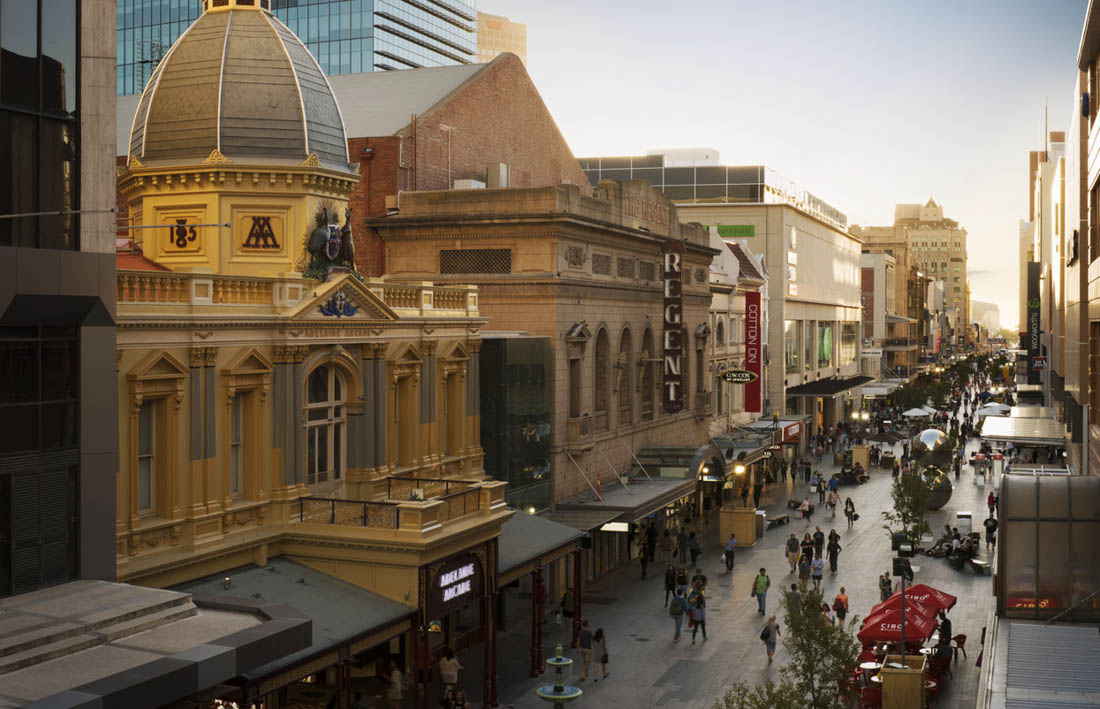 Rundle Mall, Adelaide (South Australian Tourism Commission)