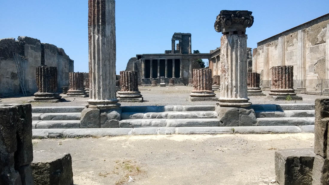 the Pompeii Archaeological Ruins