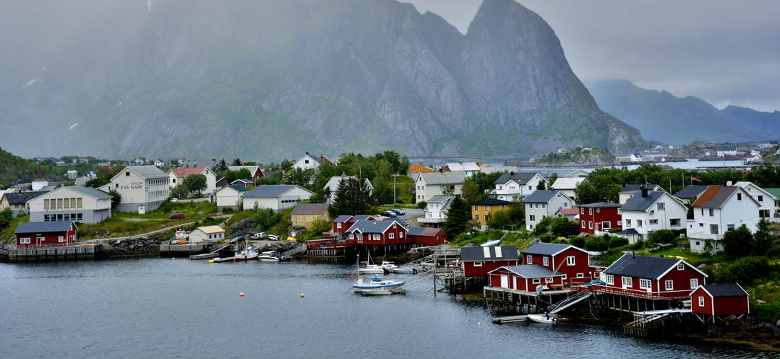 A fishing village in the Lofoten Islands, Norway