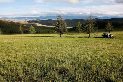 Camping in Mongolia