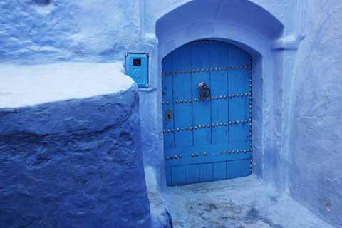 Blue Door, Chefchaouen, Morocco