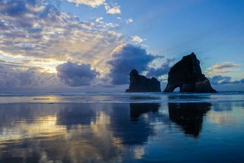 Archway Islands, Wharariki Beach, New Zealand