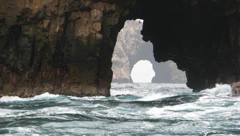 The coast near Paracas, Peru