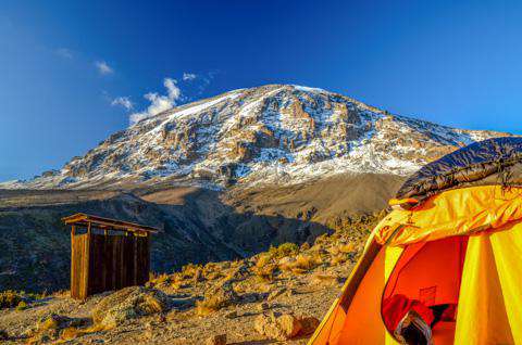 Camping on Kilimanjaro