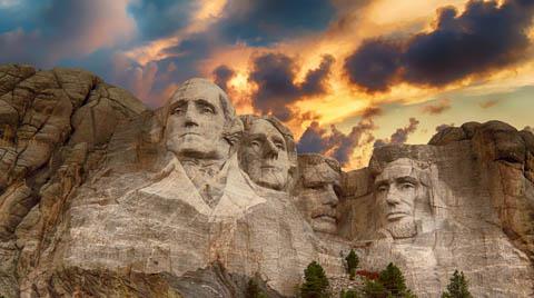 Mount Rushmore, near Rapid City, South Dakota