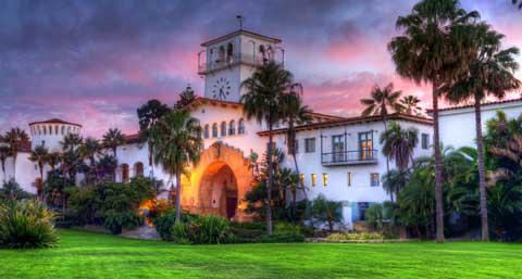 The Santa Barbara Courthouse